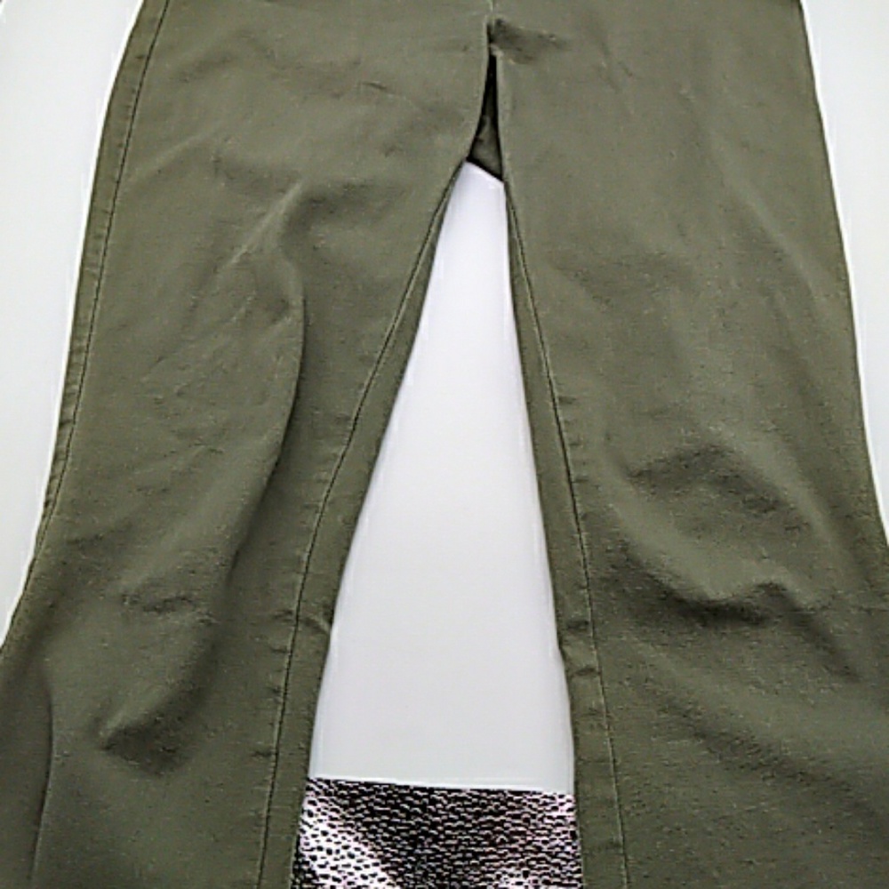 Candie's womens Audrey Ankle green pants size 1 - Picture 3 of 7